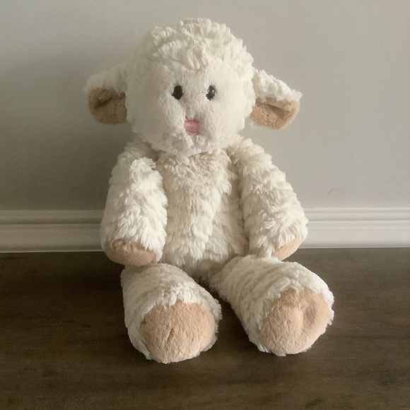 Mary Meyer Plush Marshmallow Zoo Lamb Stuffed Animal Ivory Floppy 14” - Picture 3 of 15